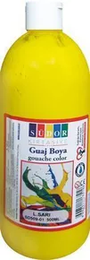 Tempera Farbe, Gelb, 500 ml, Südor